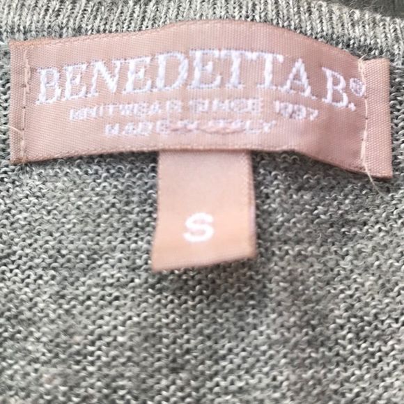 💫4/30 BENEDETTA B. Ruffle Italian Made Sweater - Picture 6 of 7